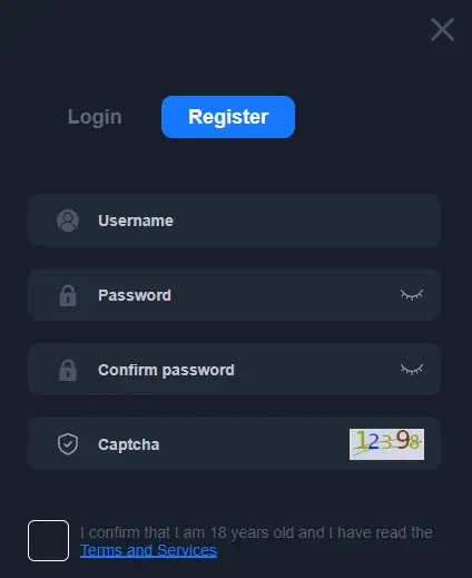 Fill in the WinPKR registration form